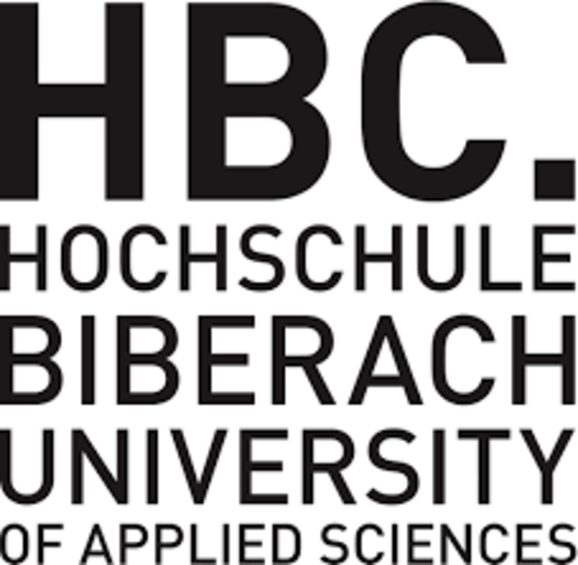 Logo HBC. Hochschule Biberach University of Applied Sciences